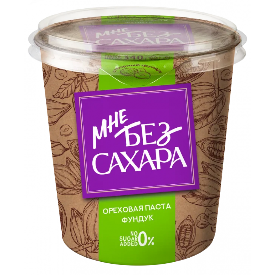 "Мне без сахара" 340 г. фундук паста